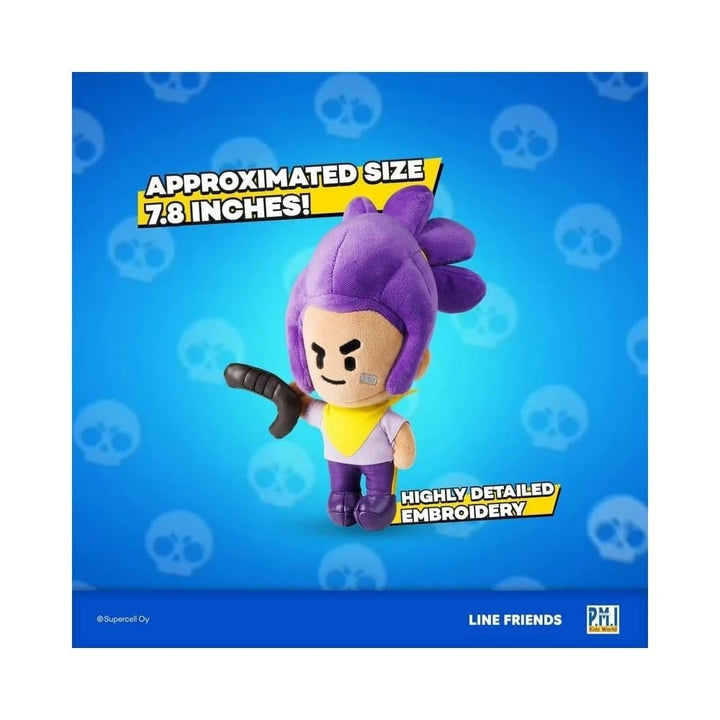 Brawl Stars Shelly Plush Buddy Blaster 7" Doll PMI International Gaming Figure Image 8