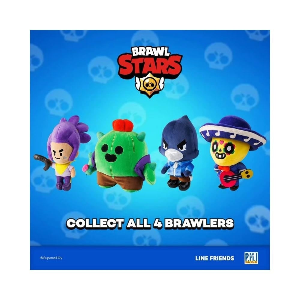 Brawl Stars Shelly Plush Buddy Blaster 7" Doll PMI International Gaming Figure Image 10