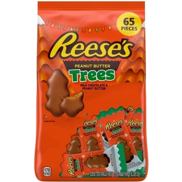 Hersheys Reeses Milk Chocolate and Peanut Butter Trees 65 Count (39.8 Ounce) Image 1