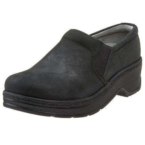 Klogs Footwear Women's Naples Closed-Back Nursing Clog  BLACK OILED Image 1