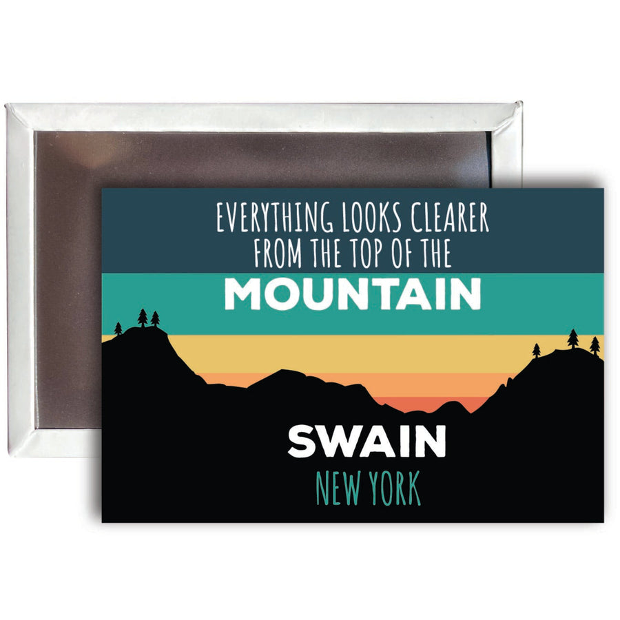 Swain York 2 x 3 - Inch Ski Top of the Mountain Fridge Magnet Image 1