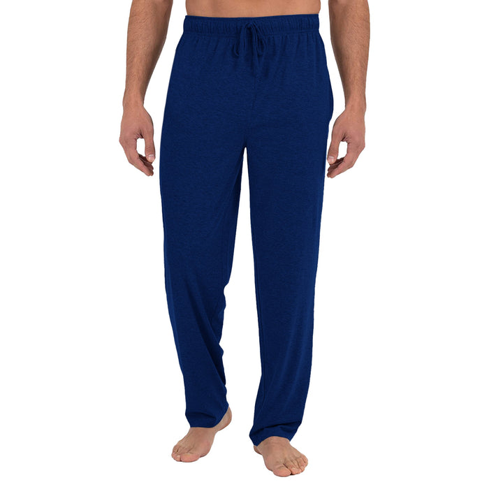 Mens Lounge Sleep Pants Soft Jersey Knit with Pockets Elastic Waistband Size M-XXL Image 4