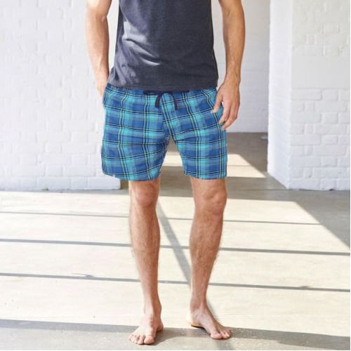 Mens Ultra-Soft Jersey Knit Pajama Shorts Lounge Active Sleepwear Multi-Pack Image 12