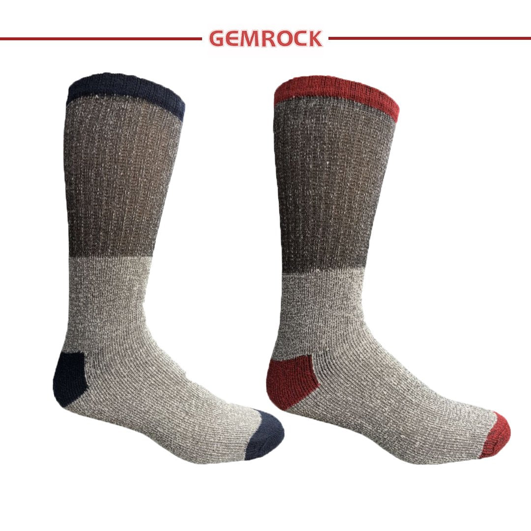 Mens Big and Tall Thermal Insulated Crew Socks 2.3 TOG - Warm Comfortable Winter Socks Image 1