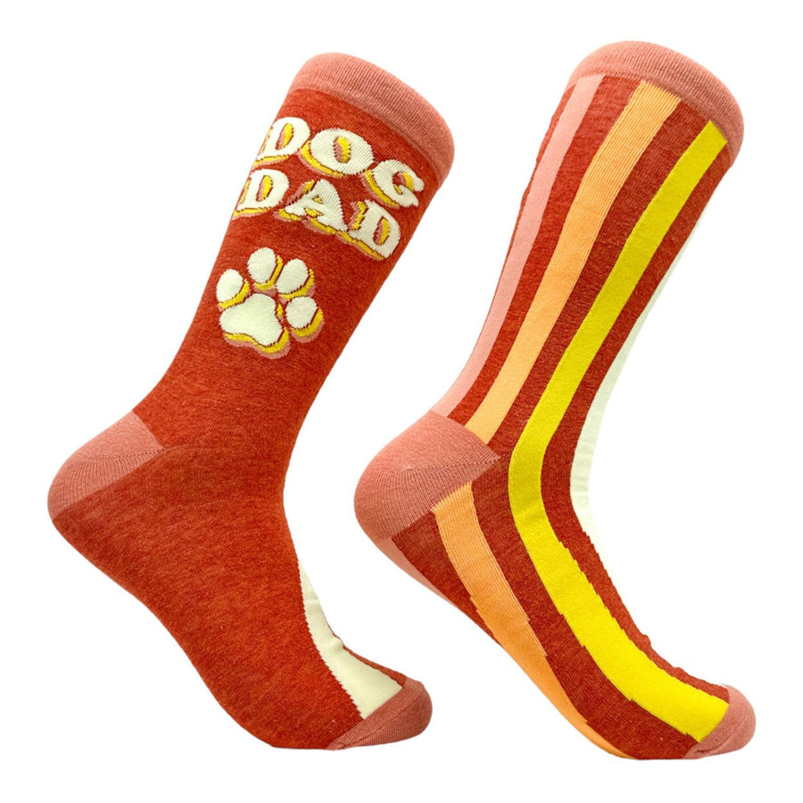 Mens Dog Dad Socks Funny Cool Puppy Father Pet Lovers Footwear Image 1