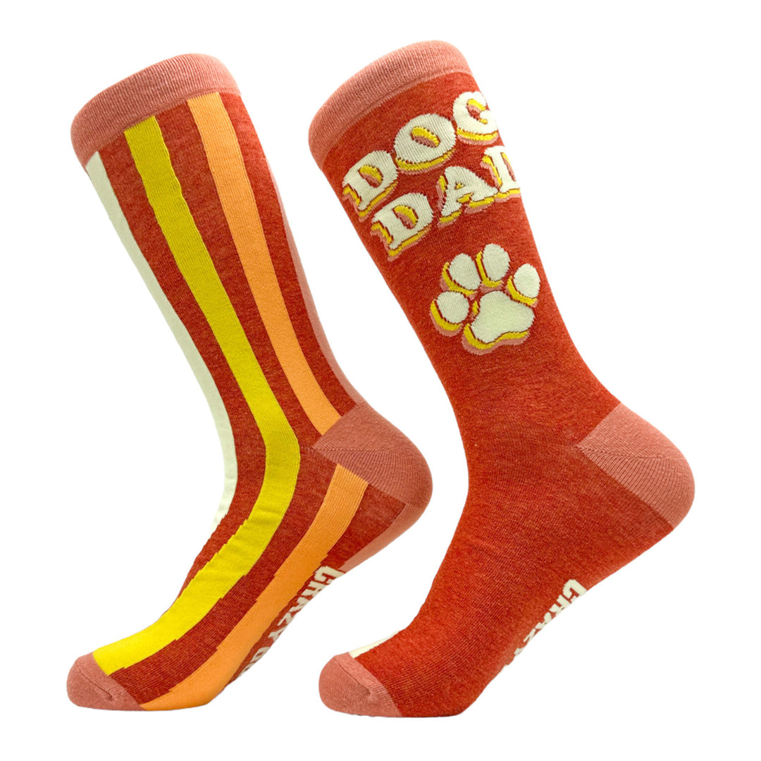 Mens Dog Dad Socks Funny Cool Puppy Father Pet Lovers Footwear Image 2