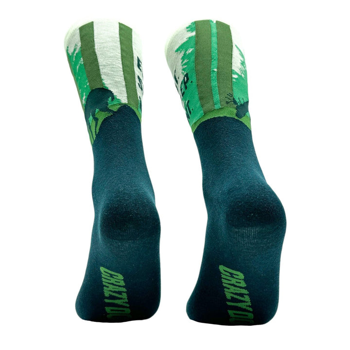 Mens Eat Sleep Hunt Socks Funny Cool Deer Hunter Wildlife Footwear Image 4