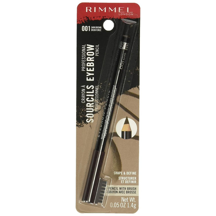 Rimmel Professional Eyebrow Dark Brown 001 0.05 Ounces Image 3