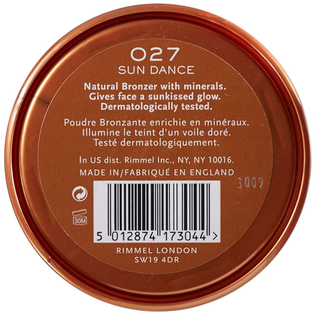 Rimmel Natural Bronzer 027 Sun Dance 0.49 Ounce Healthy Tan All Year Long Image 3