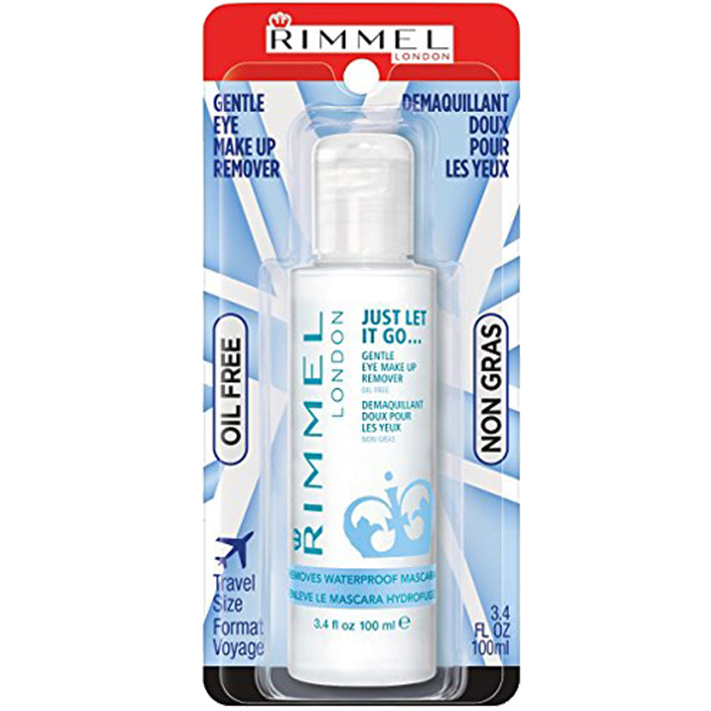 Rimmel Eye Makeup Remover 3.40 Oz Gentle Waterproof Long Lasting Sensitive Eyes Image 1