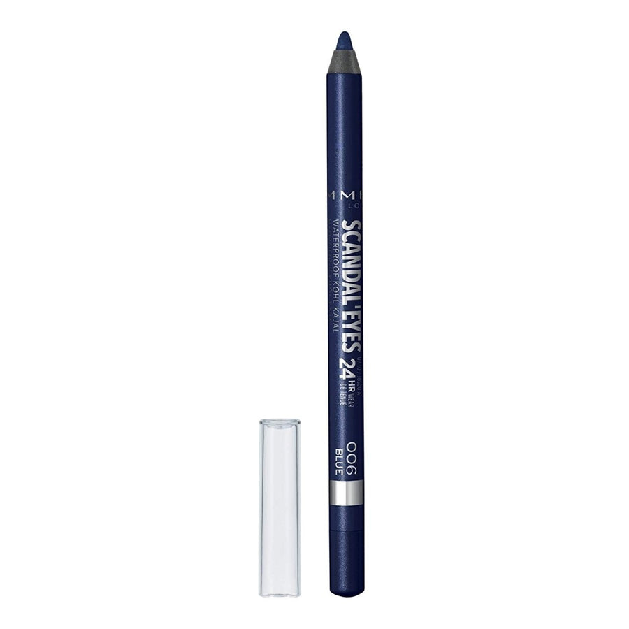 Rimmel Scandaleyes Waterproof Kohl Kajal Liner 006 Deep Blue 0.04 oz Creamy Formula Image 1