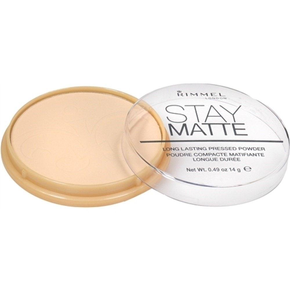 Rimmel Stay Matte Pressed Powder Transparent 0.49oz Long Lasting Oil Control Image 4