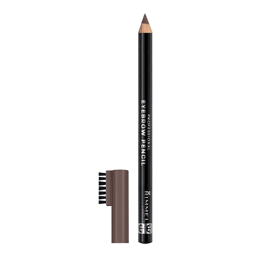 Rimmel Professional Eyebrow Pencil 002 Hazel 0.05 Oz Defines and Fills Gaps Image 1