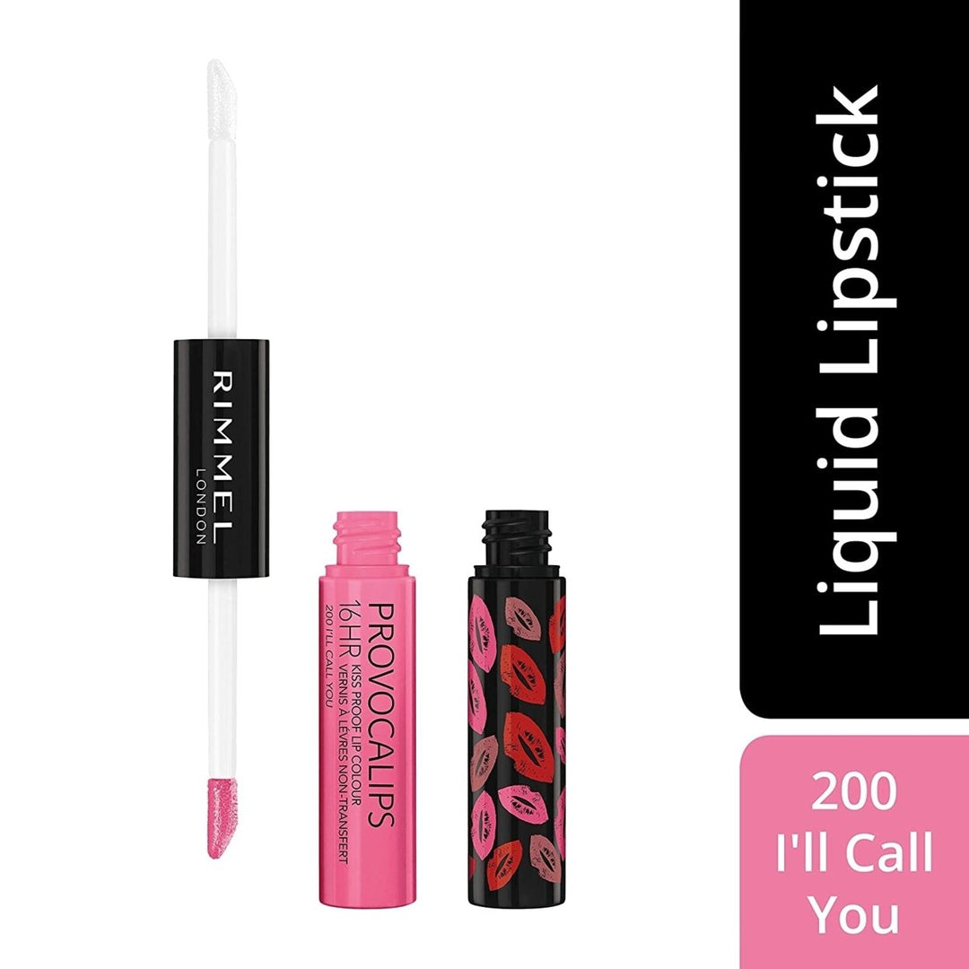 Rimmel Provocalips Kissproof Lipstick Ill Call You 0.14 oz Long Lasting Color Image 4