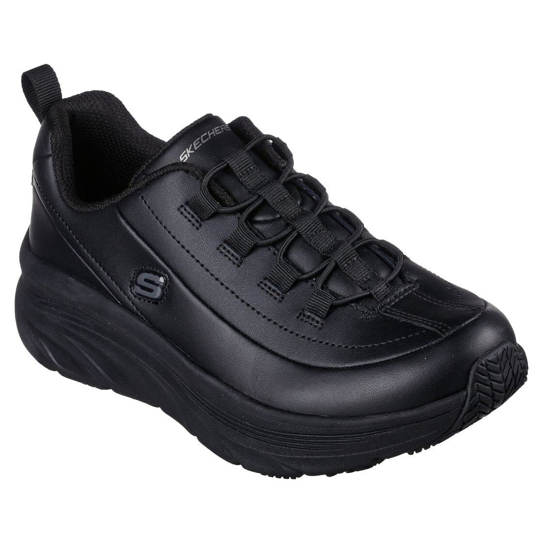 Skechers Womens Work DLux Walker SR Jixil Slip Resistant Sneakers BLACK Image 3