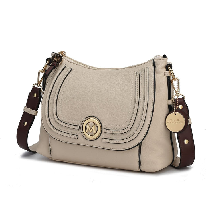 MKF Collection Maggie Crossbody Bag Vegan Leather Multi-Functional Shoulder Bag Handbag by Mia K. Image 1