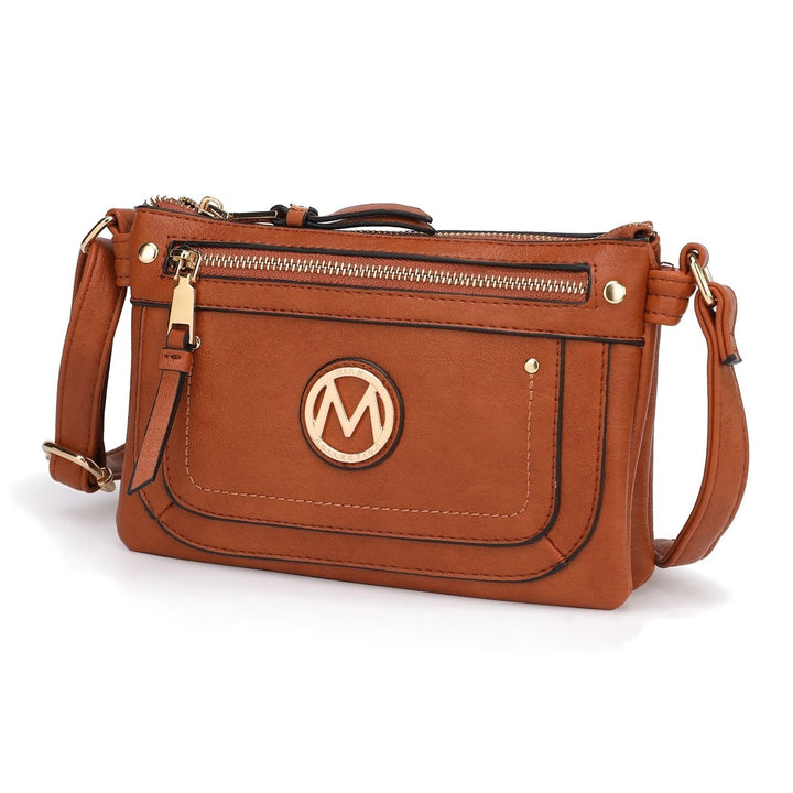 MKF Collection Elaina Womens Crossbody Bag Vegan Leather Shoulder Bag Handbag by Mia K Image 4