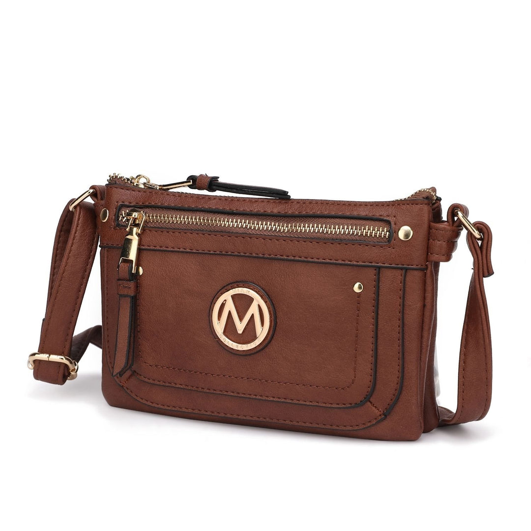 MKF Collection Elaina Womens Crossbody Bag Vegan Leather Shoulder Bag Handbag by Mia K Image 4