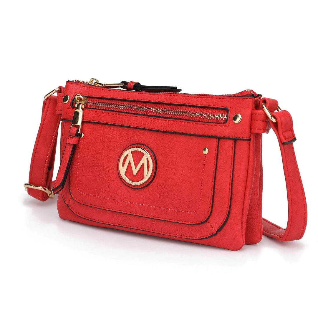 MKF Collection Elaina Womens Crossbody Bag Vegan Leather Shoulder Bag Handbag by Mia K Image 10