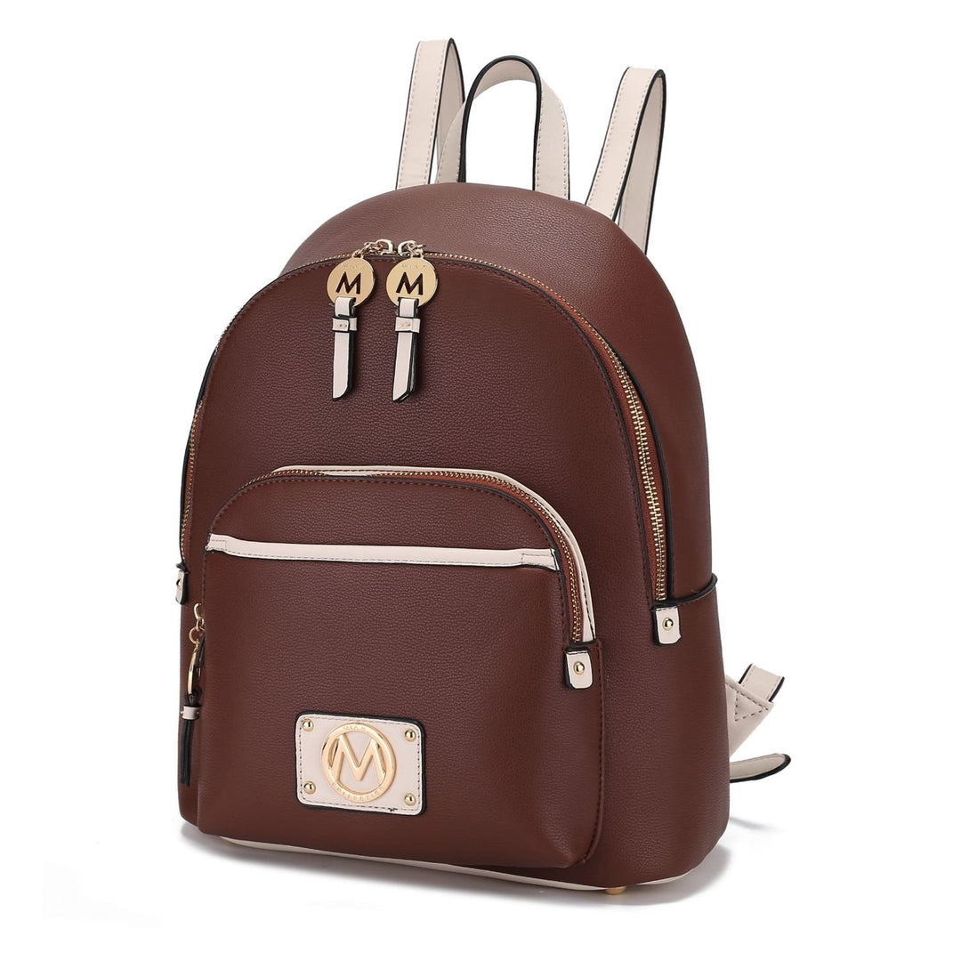 Alice Backpack Multi-Compartment Shoulder Bag Handbag by Mia K. Image 1