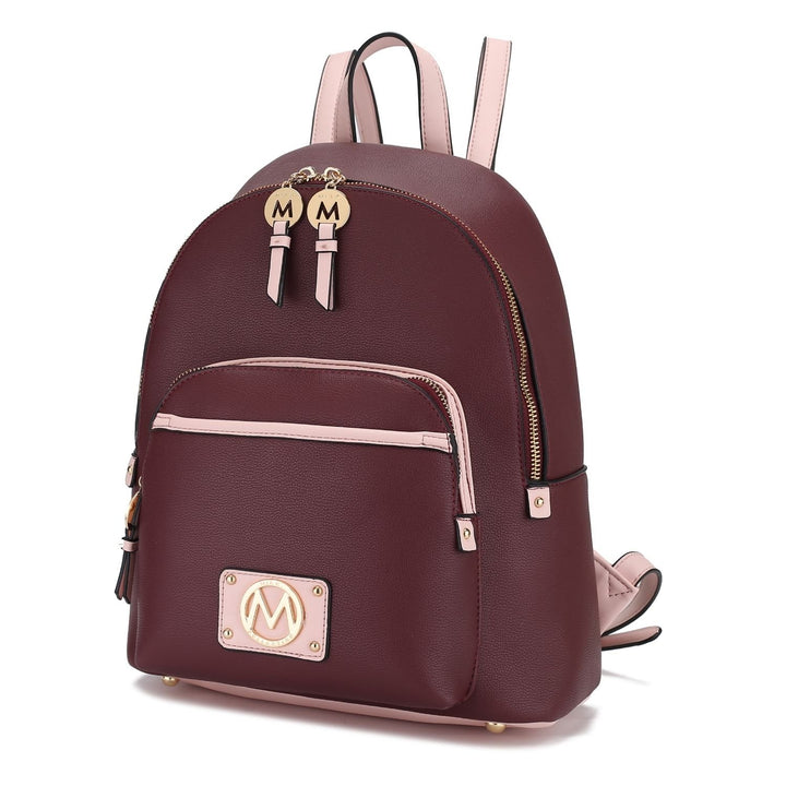 Alice Backpack Multi-Compartment Shoulder Bag Handbag by Mia K. Image 1