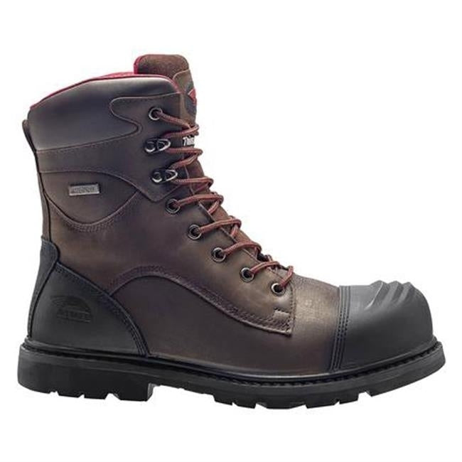 Avenger Mens 8-inch Carbon Toe Insulated Waterproof Work Boot Brown - A7575  BROWN Image 2