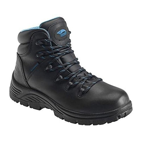 Avenger Womens 6-inch Soft Toe Waterproof Work Boots Black - A7673 BLACK Image 1
