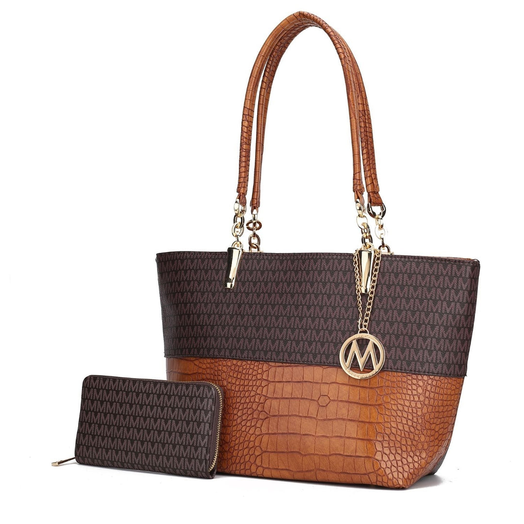 MKF Collection Sasha Tote Multi-Functional Shoulder Bag Handbag by Mia K. Image 3