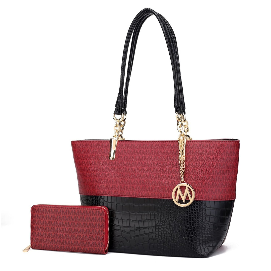 MKF Collection Sasha Tote Multi-Functional Shoulder Bag Handbag by Mia K. Image 4