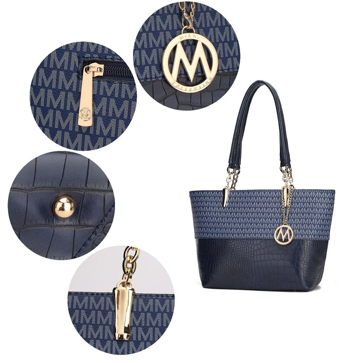 MKF Collection Sasha Tote Multi-Functional Shoulder Bag Handbag by Mia K. Image 10