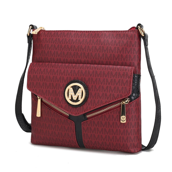 MKF Collection Cecilia Crossbody Handbag Multi-Functional Shoulder Bag by Mia K Image 4