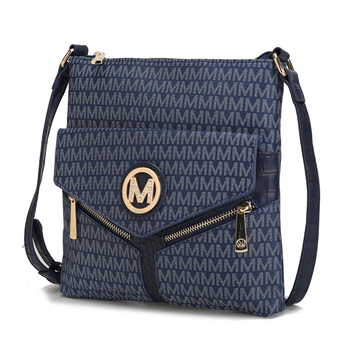 MKF Collection Cecilia Crossbody Handbag Multi-Functional Shoulder Bag by Mia K Image 6