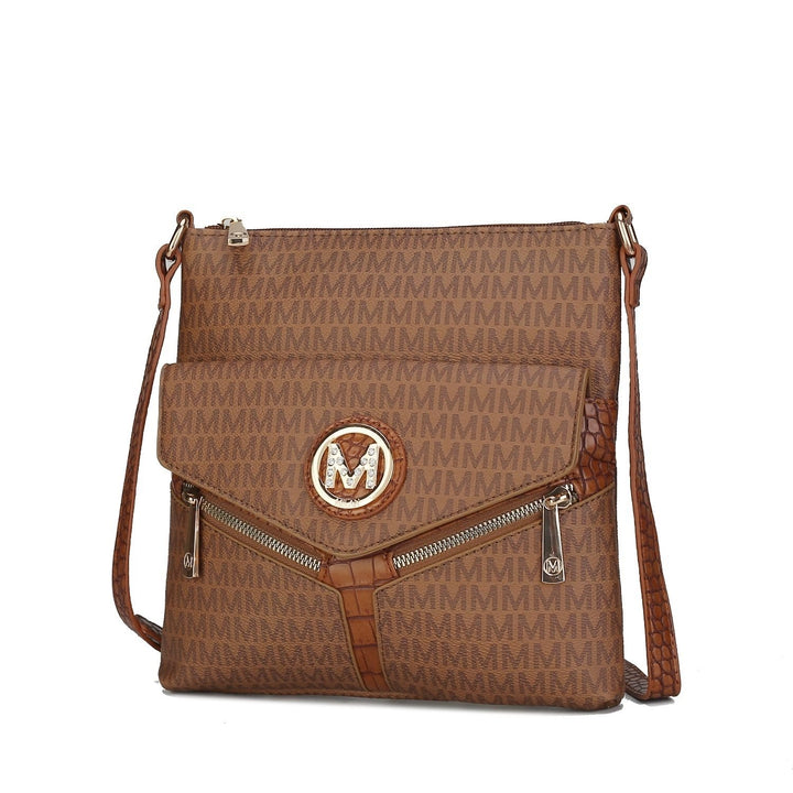 MKF Collection Cecilia Crossbody Handbag Multi-Functional Shoulder Bag by Mia K Image 8