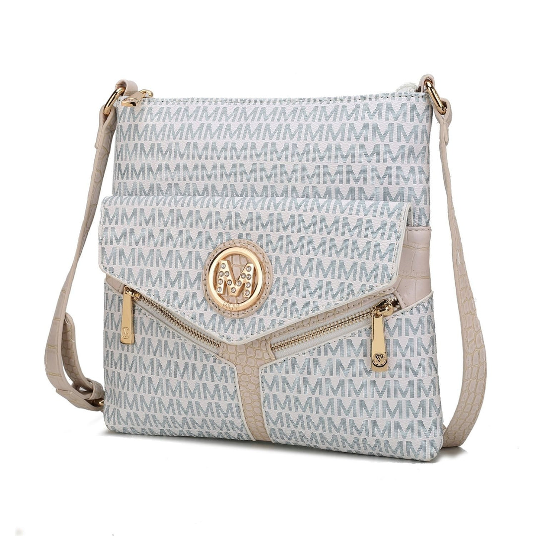 MKF Collection Cecilia Crossbody Handbag Multi-Functional Shoulder Bag by Mia K Image 9