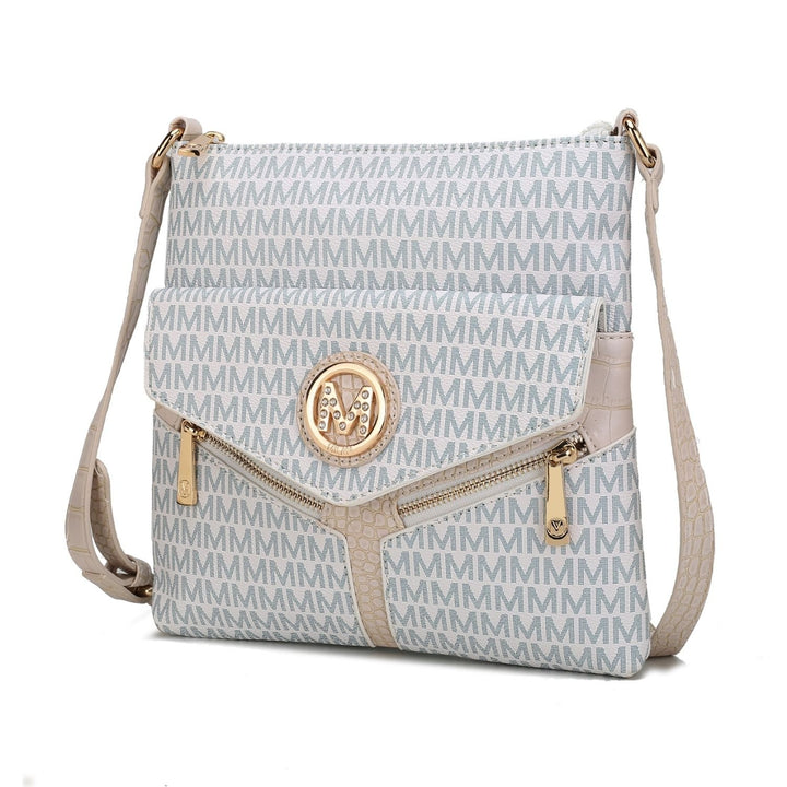 MKF Collection Cecilia Crossbody Handbag Multi-Functional Shoulder Bag by Mia K Image 9