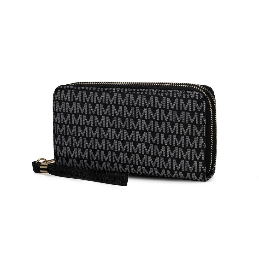 MKF Collection Noemy Handbag Multi-Compartments M Signature Wristlet -Wallet by Mia K. Image 2