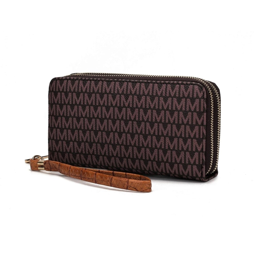 MKF Collection Noemy Handbag Multi-Compartments M Signature Wristlet -Wallet by Mia K. Image 4