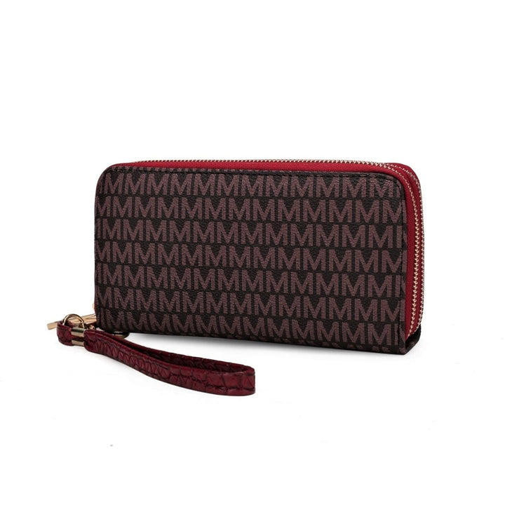 MKF Collection Noemy Handbag Multi-Compartments M Signature Wristlet -Wallet by Mia K. Image 6