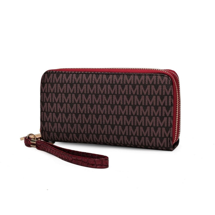 MKF Collection Noemy Handbag Multi-Compartments M Signature Wristlet -Wallet by Mia K. Image 1