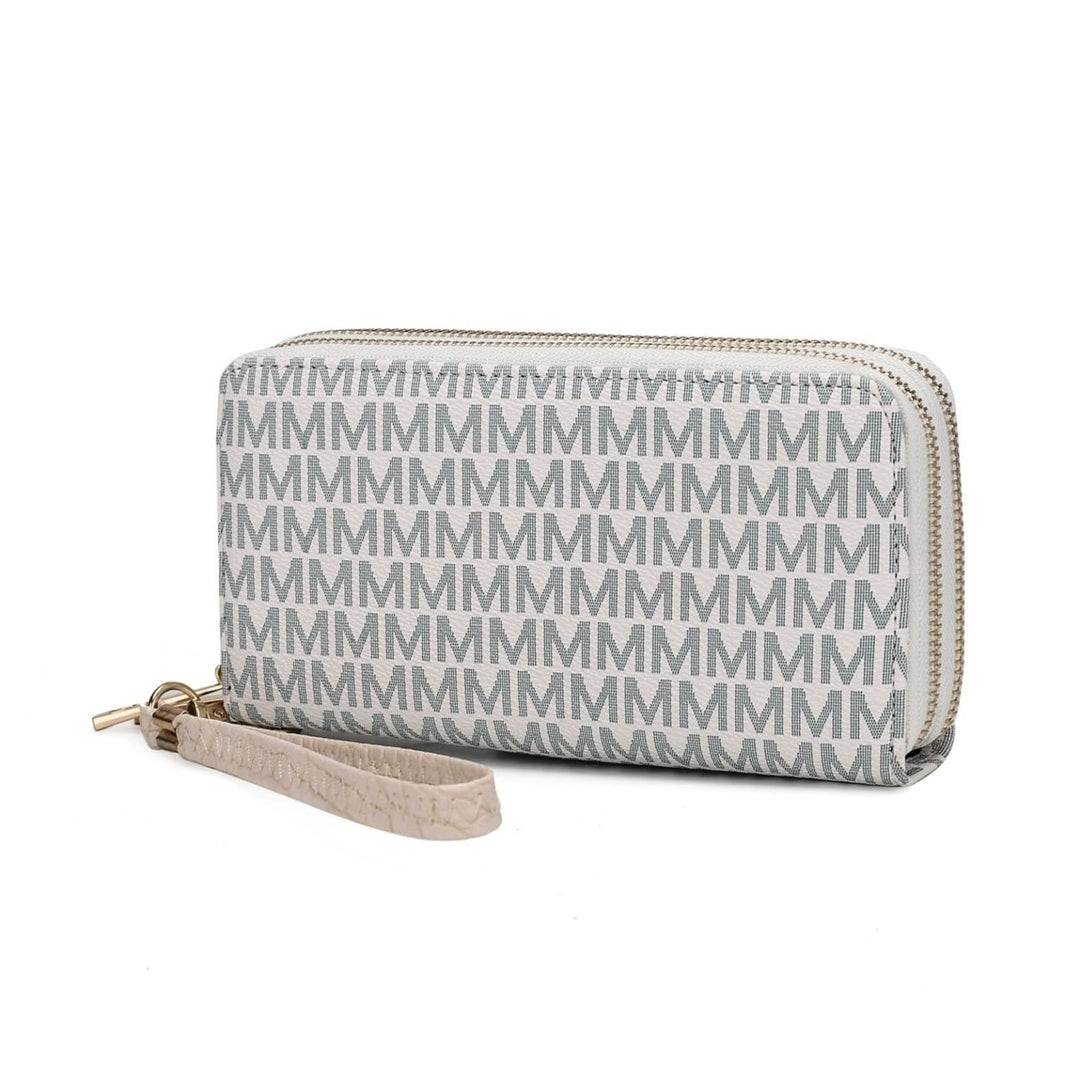 MKF Collection Noemy Handbag Multi-Compartments M Signature Wristlet -Wallet by Mia K. Image 7