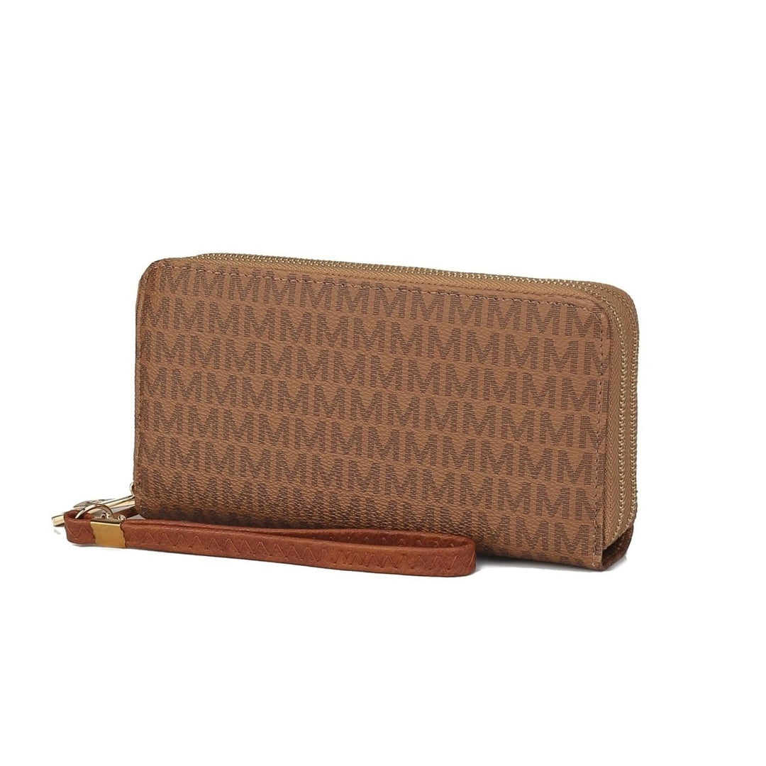 MKF Collection Noemy Handbag Multi-Compartments M Signature Wristlet -Wallet by Mia K. Image 1