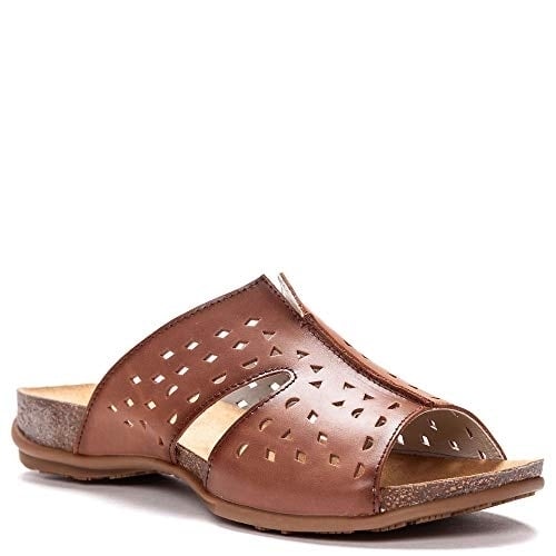 Propet Women's Fionna Slide Sandals Brown - WSX111LBR  BROWN Image 1