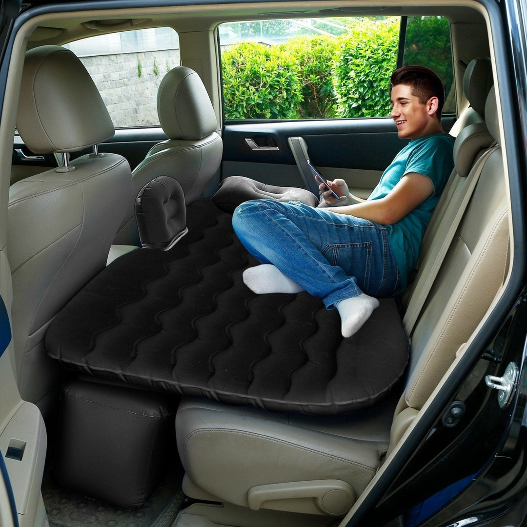 Car Air Mattress Bed Inflation Car Mattress Bed Portable Travel Camping Sleep Mat Car Inflation Bed For Trip Image 3