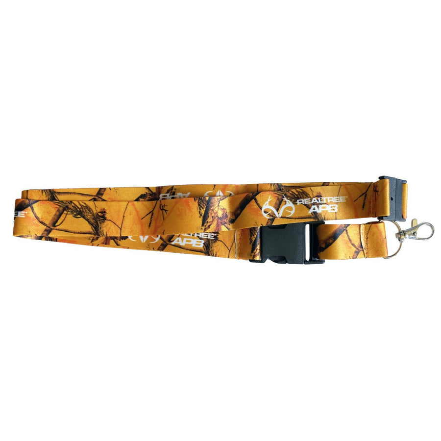 RealTree APB Blaze Camo Pattern Breakaway Lanyard Keychain with Detachable Clasp Image 1