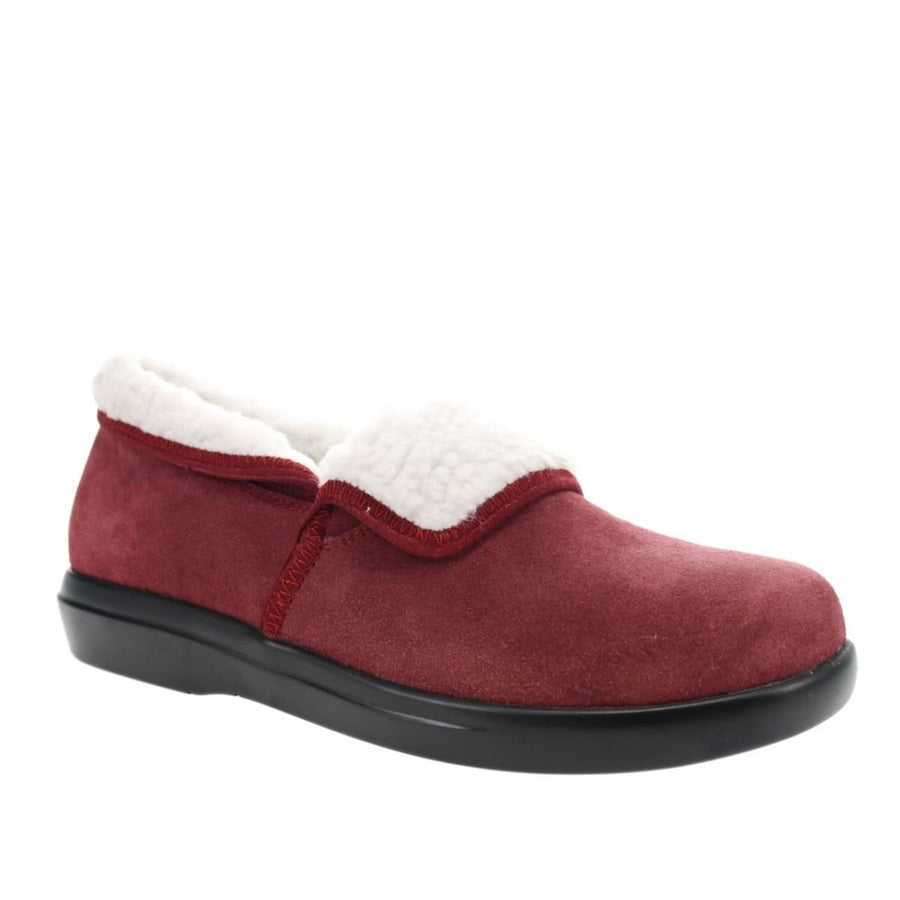 Propet Women's Colbie Slipper Wine Red Suede - WXX004SWNR  Wine Red Image 1