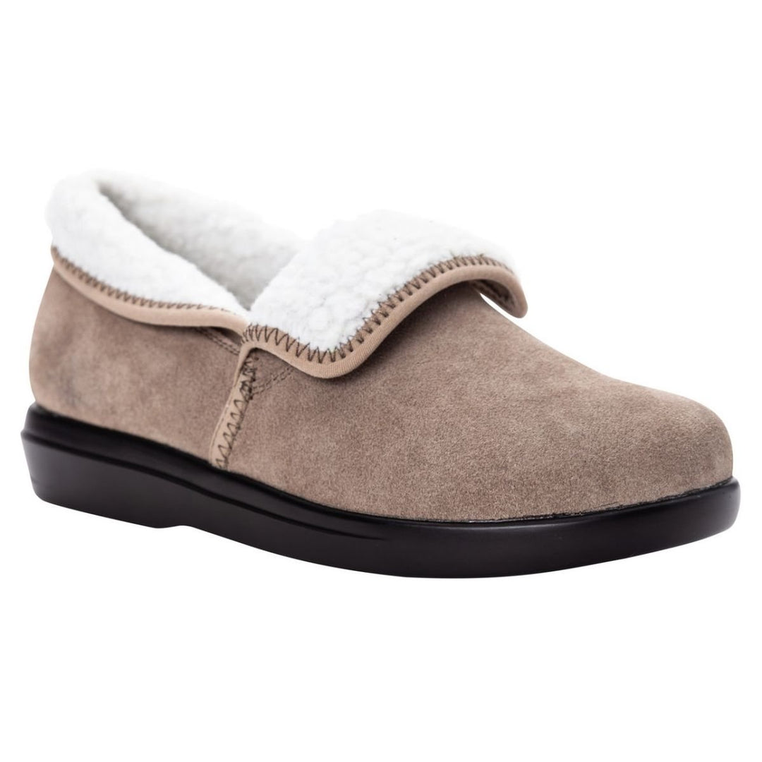 Propet Women's Colbie Slipper Stone Suede - WXX004SSTN  STONE Image 1