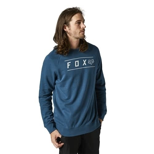 Fox Racing Mens Pinnacle Crew Fleece drk indo Image 3