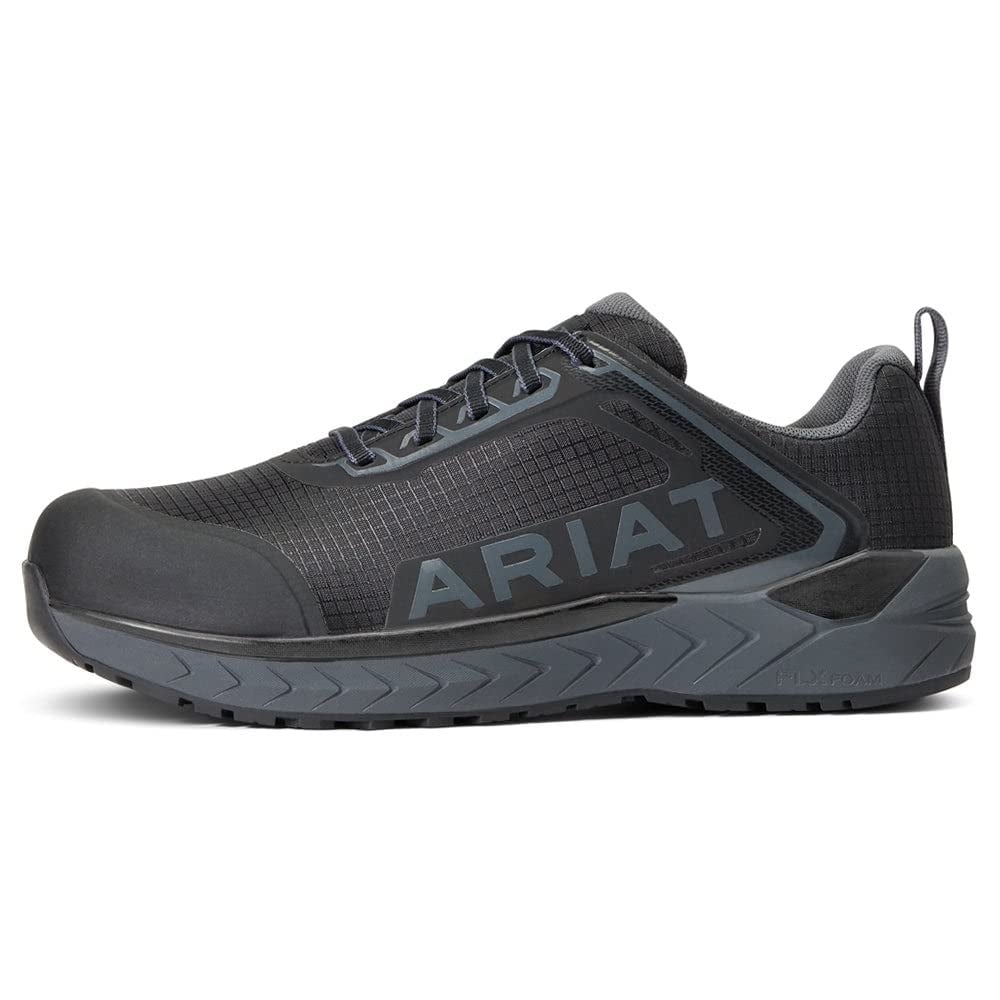 ARIAT WORK Mens Outpace Composite Toe Work Shoe Black - 10040283 ONE SIZE BLACK Image 1