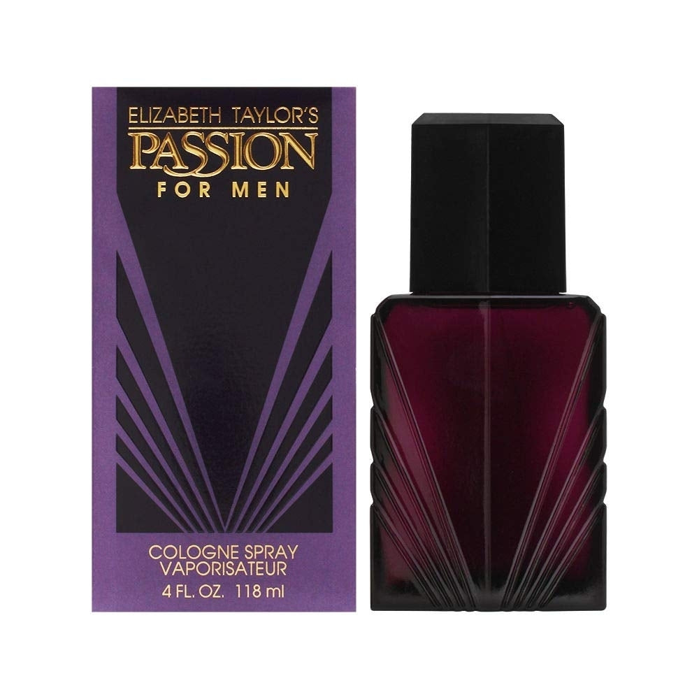 Elizabeth Taylor Passion Cologne Spray 120ml Men Oriental Woody Fragrance Image 1