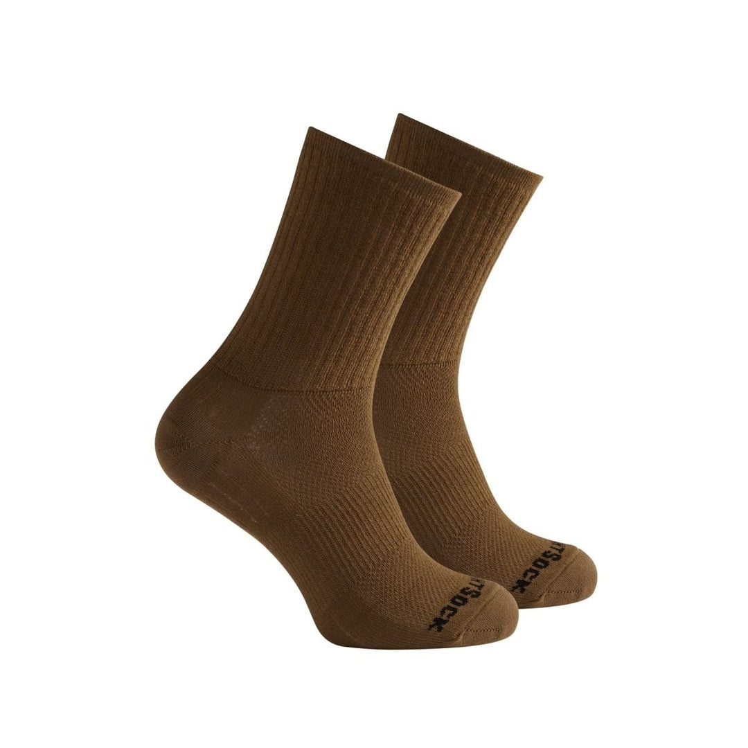 Wrightsock Unisex Escape Crew Socks Coyote Brown - 956.8501 Image 1